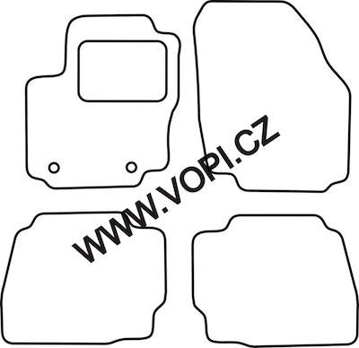 Autokoberce Ford Mondeo 06/2007 - 08/2012 Colorfit (1456)